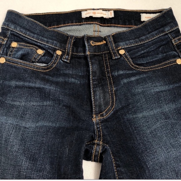 Tory Burch dark blue Super Skinny Jeans 23x32 - Picture 5 of 8
